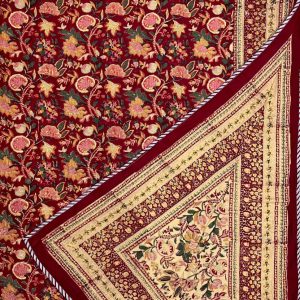 Pure Mulmul Cotton Reversible Hand Block Dohars