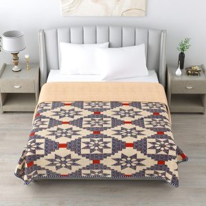 Pure Cotton Reversible Screen Printed Dohars 90*108